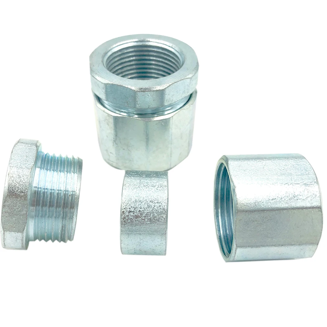 Malleable Iron Rigid/IMC Pipe Coupling Three Piece Type Supplied From China