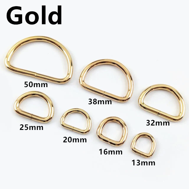 Bag Metal D Buckle Wire Buckle Clothing Case Hardware Accessories Customization