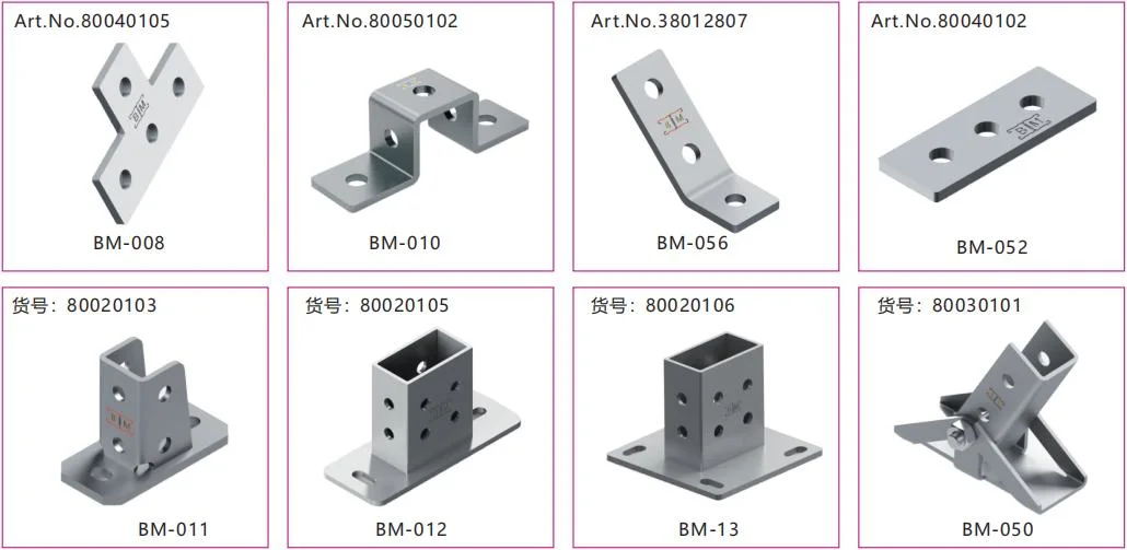 90 Degree Angle HDG Steel Strut Fittings Unistrut Channel with High Quality