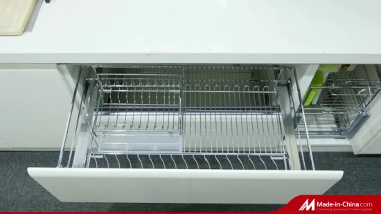 Wellmax armoire avec fil chromé ustensiles de cuisine espace organisateur tiroir plat bol panier rangement cuisine vaisselle étagère accessoires