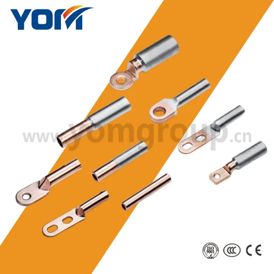 Accessoires de cosses de câble bimétallique en aluminium de cuivre électrique pour la connexion de fil (YDTL-2)